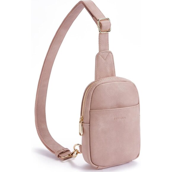 Handbags - Crossbody Fanny Packs Chest Bag for Women -  1-dusty Pink